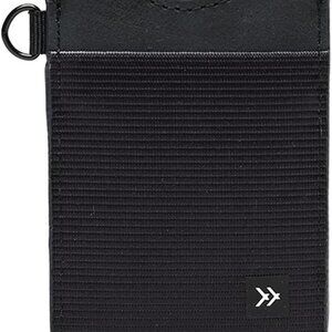 Ultra Slim Minimalist Card Holder Leather Compact Money Clip for Men Women